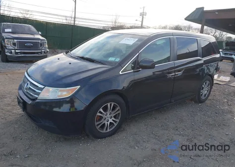 2011 Honda Odyssey Ex-L from USA, damaged, VIN 5FNRL5H69BB010535